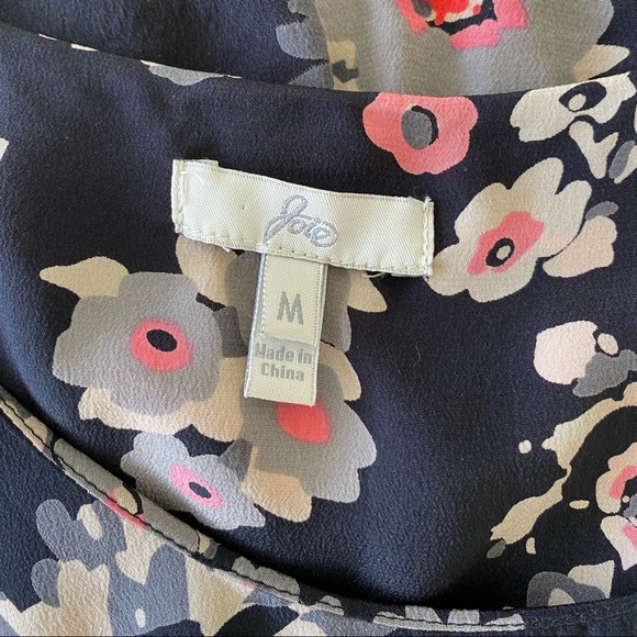 JOIE Ruffle Layered Floral Blouse SZ M - Picture 4 of 4